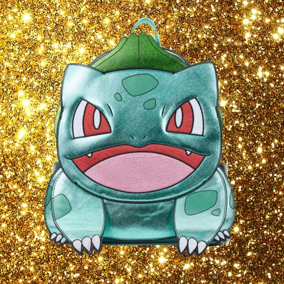 Loungefly Pokémon Bulbasaur Cosplay Mini Backpack and Wallet - Picture 2 of 8